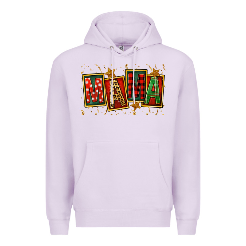 Mama Christmas Mother's Day Premium Hoodie by FaDigitalArtStudio | Teevron