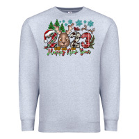 Heather Grey 2023 Happy New Year Premium Sweatshirt - CowhideDigitalArt