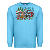 Ocean Blue 2023 Happy New Year Premium Sweatshirt - CowhideDigitalArt