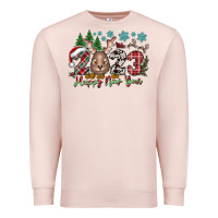 Pale Pink 2023 Happy New Year Premium Sweatshirt - CowhideDigitalArt