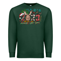 Sports Green 2023 Happy New Year Premium Sweatshirt - CowhideDigitalArt