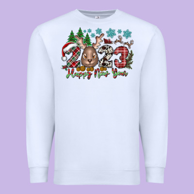 2023 Happy New Year Premium Sweatshirt Designed By Cowhidedigitalart