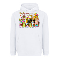 White Im Digging Easter Heavyweight Hoodie - CowhideDigitalArt