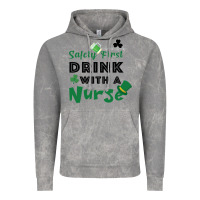 Cloud Rock Safety First Drink With A Nurse Vintage Hoodie - Bettercallsaul