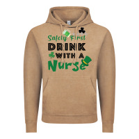 Vintage Coffee Safety First Drink With A Nurse Vintage Hoodie - Bettercallsaul