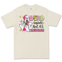 Dead Inside But It's Christmas Premium Tee | Teevron