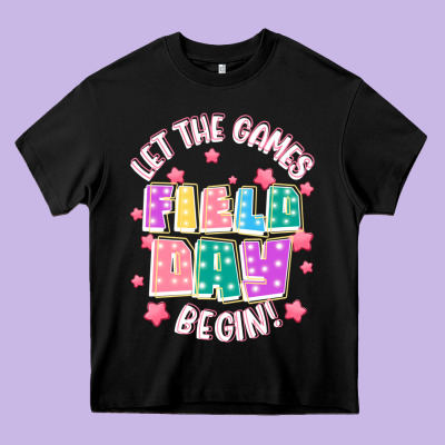 Field Day Let The Games Begin Heavy Core Tee Designed By Jahusdesignshop