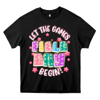 Black field day let the games begin Heavy Core Tee - JahusDesignShop