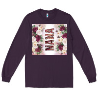 Mother's Day Nana Flowers Tumbler Tbs Long Sleeve Tee | Teevron