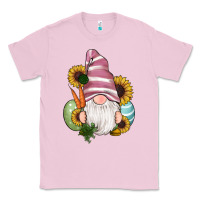 Bubblegum Pink easter gnomes egg carrot sunflowers Classic Tee - RanaPortraitStore