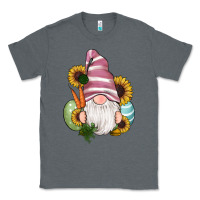 Charcoal Heather easter gnomes egg carrot sunflowers Classic Tee - RanaPortraitStore