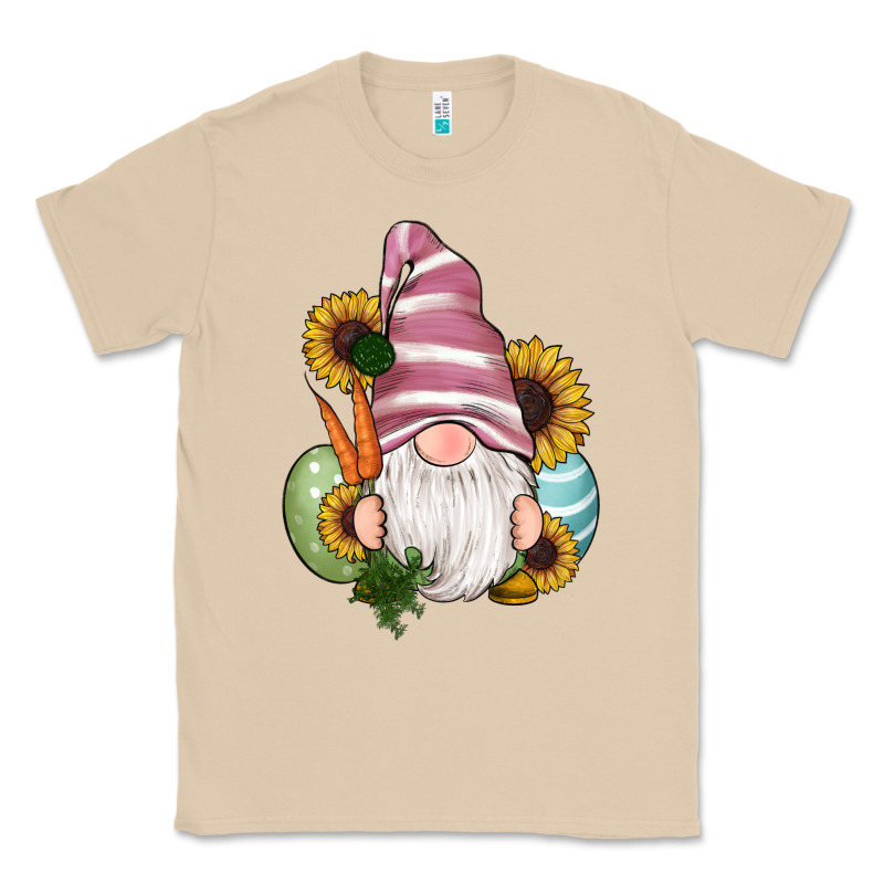 Easter Gnomes Egg Carrot Sunflowers Classic Tee by RanaPortraitStore | Teevron