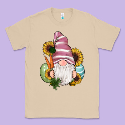Easter Gnomes Egg Carrot Sunflowers Classic Tee Designed By Ranaportraitstore