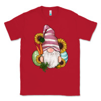 Red easter gnomes egg carrot sunflowers Classic Tee - RanaPortraitStore