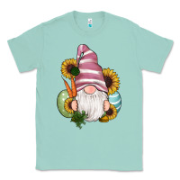 Seafoam easter gnomes egg carrot sunflowers Classic Tee - RanaPortraitStore