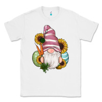 White easter gnomes egg carrot sunflowers Classic Tee - RanaPortraitStore