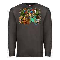 Smoke Born To Camp Premium Sweatshirt - CowhideDigitalArt