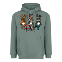 Sage Hoppy Easter Heavyweight Hoodie - CowhideDigitalArt
