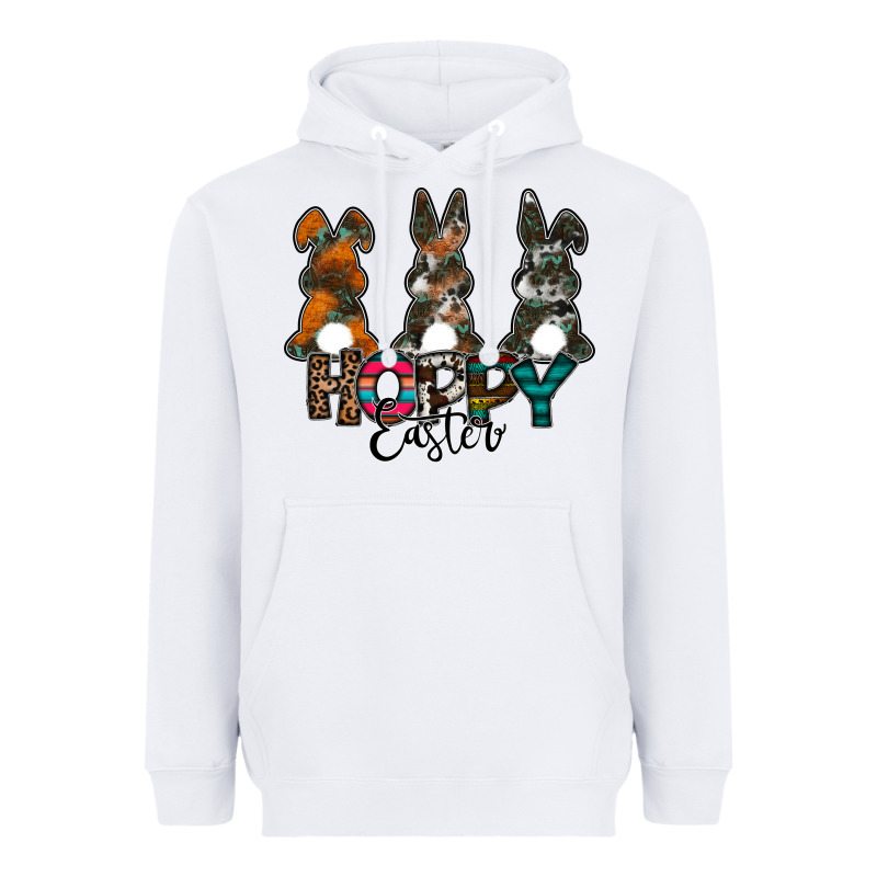 Hoppy Easter Heavyweight Hoodie by CowhideDigitalArt | Teevron