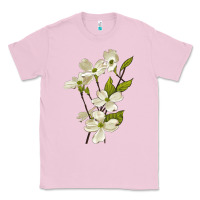 Bubblegum Pink American Dogwood Flower Illustrations Classic Tee - LillyAllenDesigns