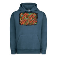 Pigment Midnight Navy mexico pattern background Urban Hoodie - Artiststas