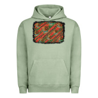 Pigment Oil Green mexico pattern background Urban Hoodie - Artiststas