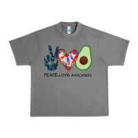 Peace Love Avocados Urban Heavy Tee | Teevron
