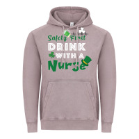 Vintage Zinc Safety First Drink With A Nurse Vintage Hoodie - Bettercallsaul