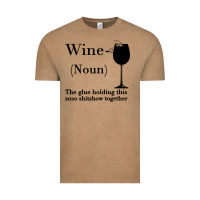 Vintage Coffee Wine The glue holding this 2020 shitshow together Vintage Tee - Bettercallsaul