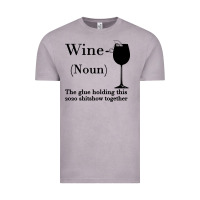 Wine The Glue Holding This 2020 Shitshow Together Vintage Tee | Teevron