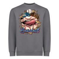 Storm Baseball lips Heavyweight Sweatshirt - HowdyJamesFarm