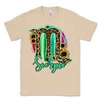 Mushroom Scorpio Zodiac Sign Sunflower Leopard Serape Classic Tee - RanaPortraitStore