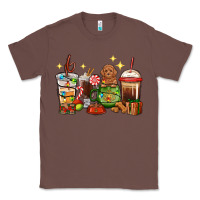 Chestnut Christmas coffee cups with Poodle Classic Tee - RanaPortraitStore