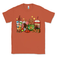 Copper Christmas coffee cups with Poodle Classic Tee - RanaPortraitStore