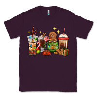 Plum Christmas coffee cups with Poodle Classic Tee - RanaPortraitStore