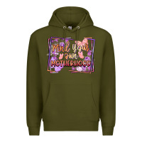 Army Green Mind your own motherhood Mother's Day Premium Hoodie - FaDigitalArtStudio
