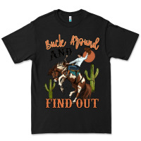 Black buck around and find out rodeo cowboy Premium Tee - MaliasSmallBusiness