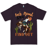 Plum buck around and find out rodeo cowboy Premium Tee - MaliasSmallBusiness