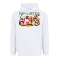 Happy Easter Animal Farm Truck Heavyweight Hoodie | Teevron
