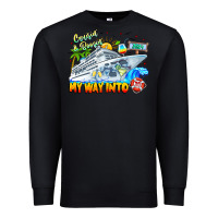 Black 2024 Cruisin Premium Sweatshirt - CowhideDigitalArt