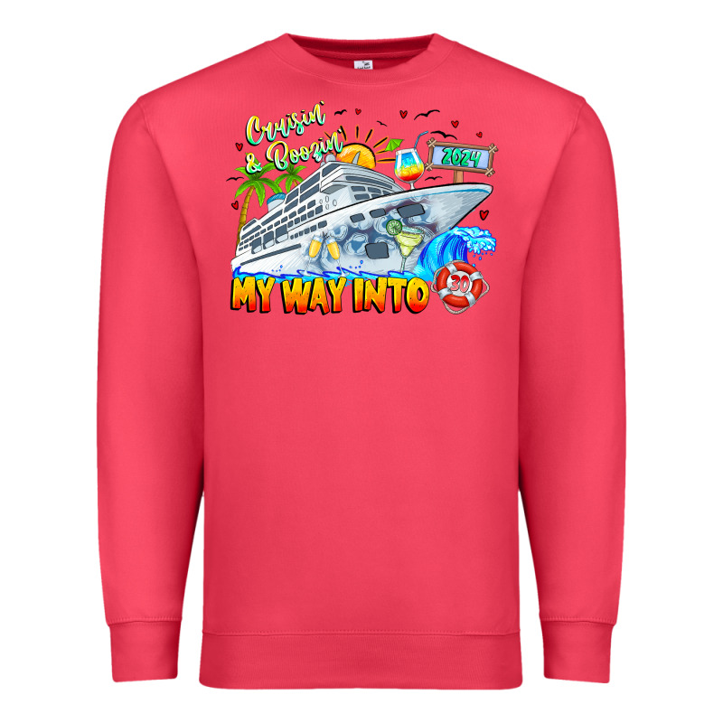 2024 Cruisin Premium Sweatshirt by CowhideDigitalArt | Teevron