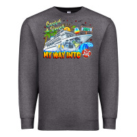 Charcoal Heather 2024 Cruisin Premium Sweatshirt - CowhideDigitalArt