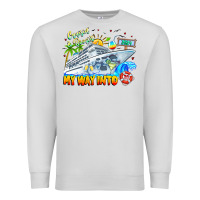 Dove Grey 2024 Cruisin Premium Sweatshirt - CowhideDigitalArt