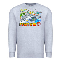 Heather Grey 2024 Cruisin Premium Sweatshirt - CowhideDigitalArt