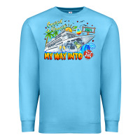 Ocean Blue 2024 Cruisin Premium Sweatshirt - CowhideDigitalArt