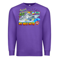 Purple 2024 Cruisin Premium Sweatshirt - CowhideDigitalArt