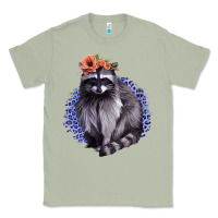 Matcha Raccoon with Flowers Classic Tee - Bettercallsaul