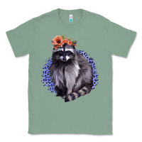 Sage Raccoon with Flowers Classic Tee - Bettercallsaul