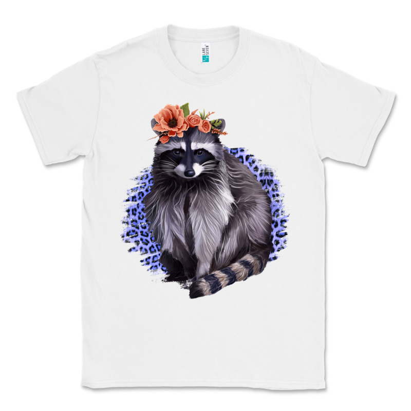 Raccoon With Flowers Classic Tee by Bettercallsaul | Teevron