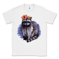 White Raccoon with Flowers Classic Tee - Bettercallsaul